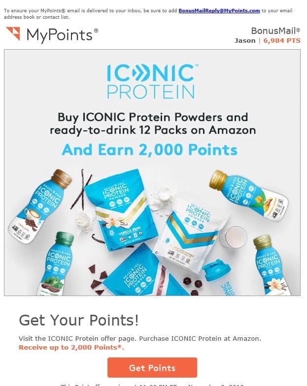 MyPoints Email