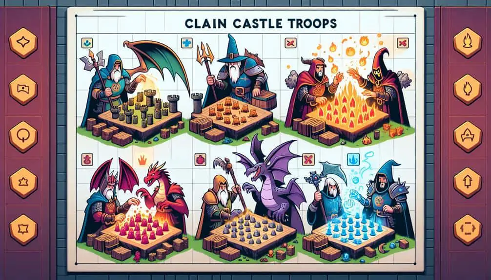 clan castle troop strategies