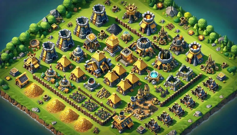 managing resources effectively in clash of clans