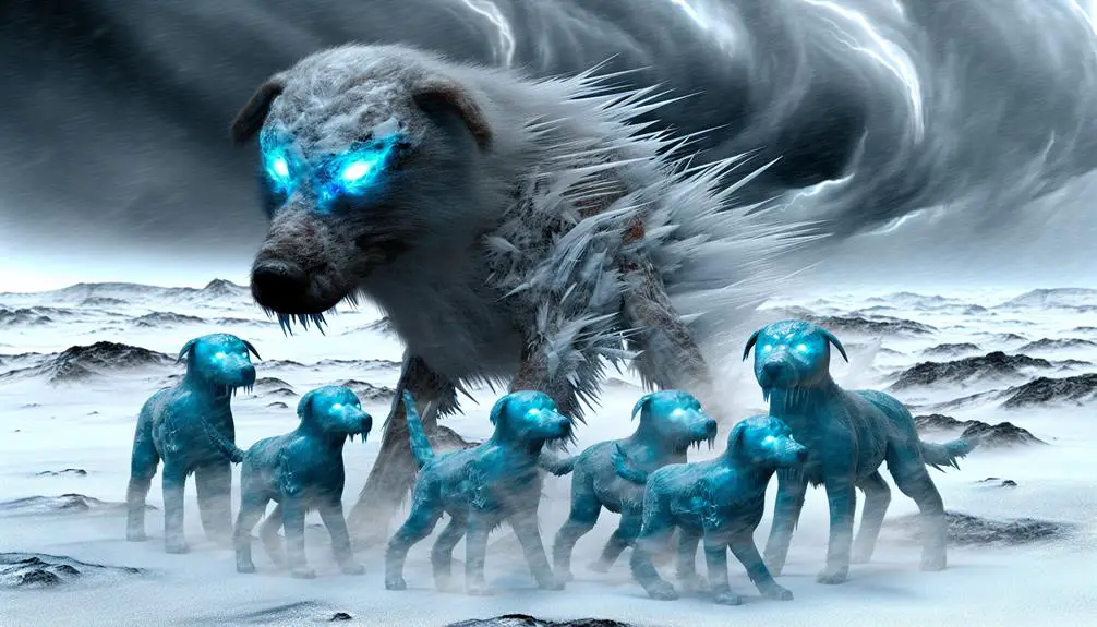 Frozen Offspring Of Hound