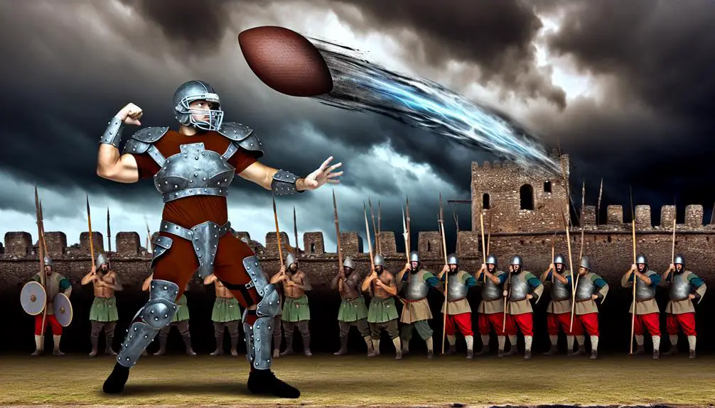 Giant Football Warrior Clash