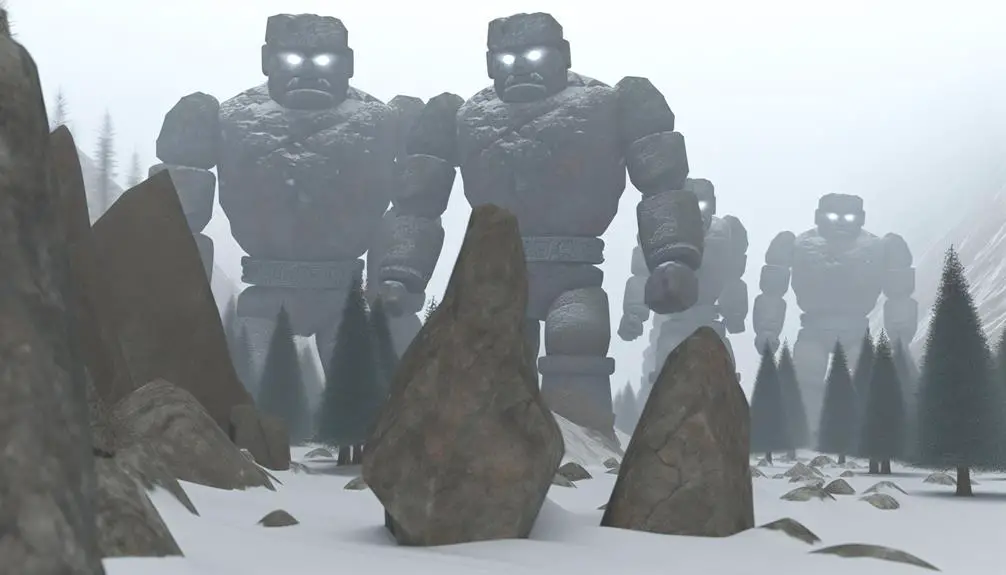 Summon Powerful Mountain Golems